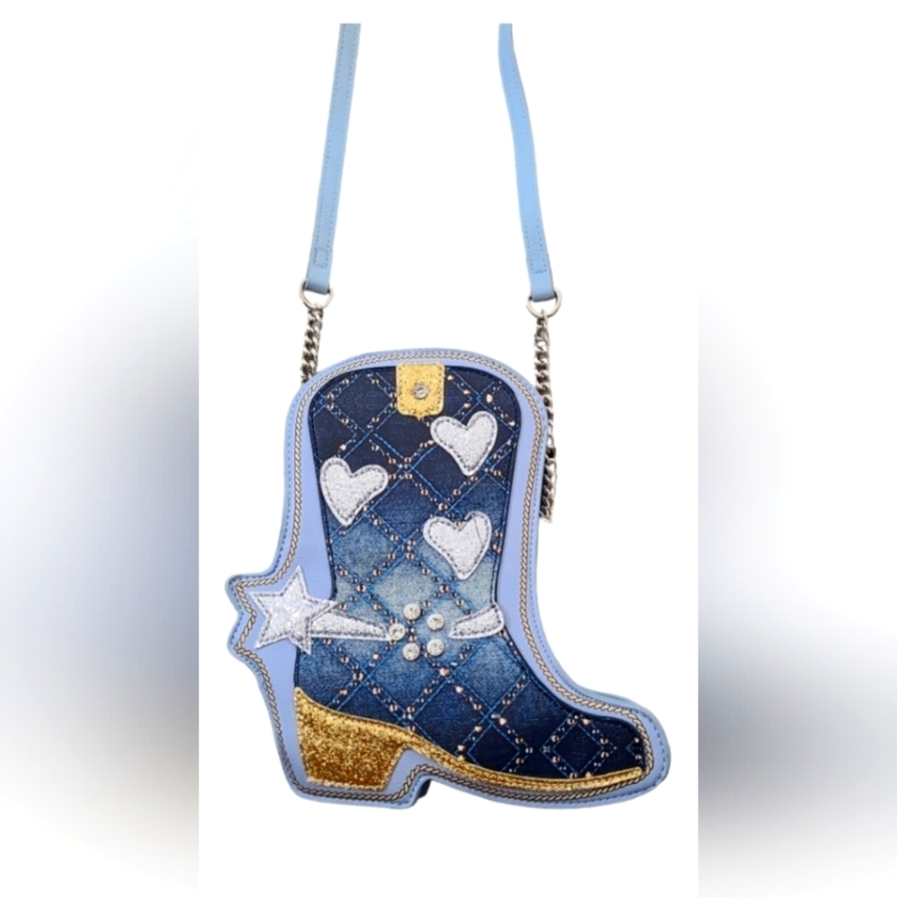 Betsey Johnson xo boot 👢 purse